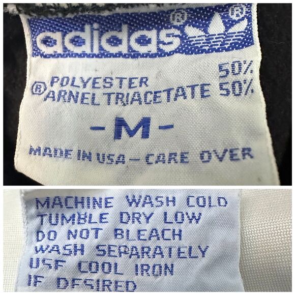 Rare Vintage 70s Adidas Trefoil ATP Arnel Track Jacket Made in USA - Picture 6 of 17